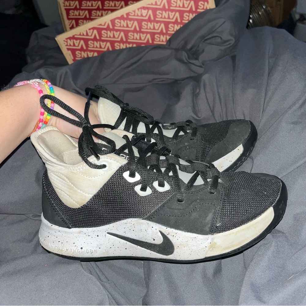 Nike PG 3 TB 'Black White' Sneakers womens 6.5
